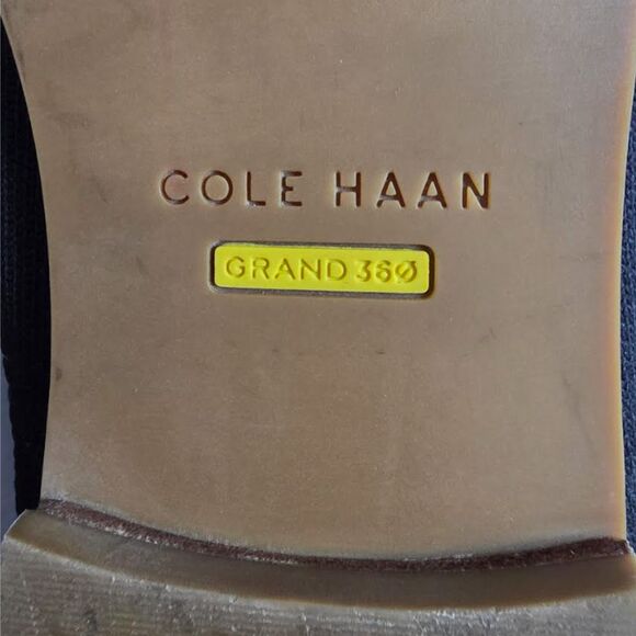 Cole Haan Grand 360 Modern Classics Loafers Women’s 6 Black Knit Slip-On Flats - Picture 9 of 12